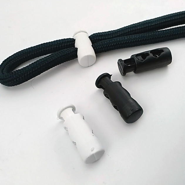 Plastik Stoper İki Delikli 4 mm Delik Çaplı 100 Adet/Paket Sade Model H004416Promo