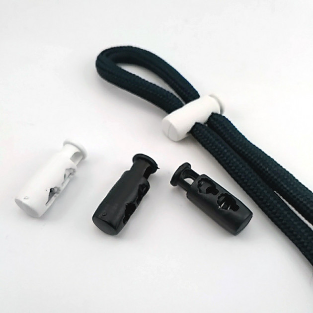 Plastik Stoper İki Delikli 4 mm Delik Çaplı 100 Adet/Paket Sade Model H004416Promo