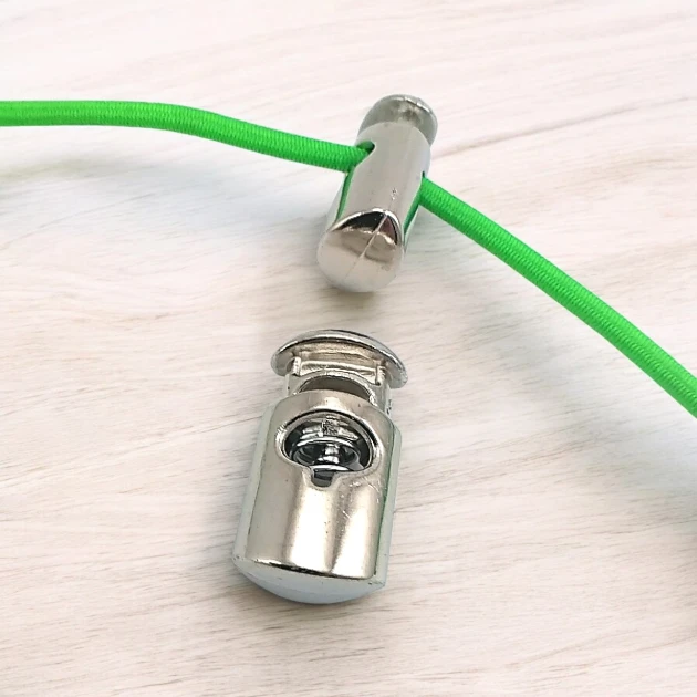 Tek Delikli Plastik Stoper 7 mm Kordon Girişli Üstten Basmalı 50 Adet H005010Promo - Plastik stoperler, kordon ve iplerin