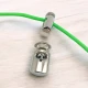 Tek Delikli Plastik Stoper 7 mm Kordon Girişli Üstten Basmalı 50 Adet H005010Promo - Plastik stoperler, kordon ve iplerin