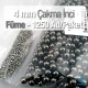 4 mm 0.16" Imitation Pearls Black Nickel Color (1250 pieces / Pack) INC0004BN