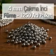 4 mm 0.16" Imitation Pearls Black Nickel Color (1250 pieces / Pack) INC0004BN