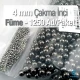 4 mm 0.16" Imitation Pearls Black Nickel Color (1250 pieces / Pack) INC0004BN