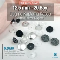 20 L - 12.5 mm Fabric Cover Button with Sew-Through Shank, 500 Pcs/Pack – KAP0020