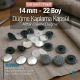 22 L 14 mm Fabric Cover Button with Sew-Through Shank, 250 Pcs/Pack – KAP0022