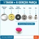 24L 15 mm fabric-covered snap fastener for jackets, coats, and accessories