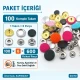 24L 15 mm fabric-covered snap fastener for jackets, coats, and accessories