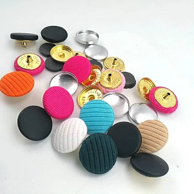 24 L 15 mm Fabric Cover Snap Button, 100 Pcs/Pack – KAP0024CT