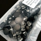 12.5 mm Jeans Button 0,47" Metallic Black with Movable Cup 150 Pieces/Pack KD0012503PROMO