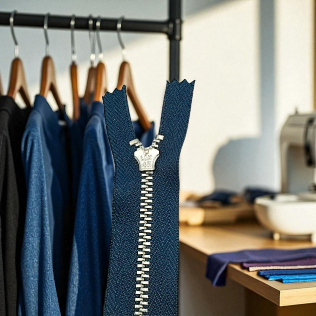 #4.5 7" Pant Zipper Metal Zipper Nickel ZPM0001PNT