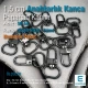 Anahtarlık Kanca 1,5 cm Siyah Nikel Renk Papağan Kanca 50 Adet /Paket A 546 PROMO1