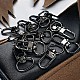 Keychain Hook 1,5 cm -0.6" Black Nickel Color Parrot Hook 50 Pieces / Pack A 546 PROMO1
