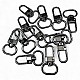 Keychain Hook 1,5 cm -0.6" Black Nickel Color Parrot Hook 50 Pieces / Pack A 546 PROMO1
