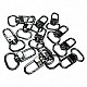 Keychain Hook 1,5 cm -0.6" Black Nickel Color Parrot Hook 50 Pieces / Pack A 546 PROMO1