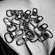 Keychain Hook 1,5 cm -0.6" Black Nickel Color Parrot Hook 50 Pieces / Pack A 546 PROMO1