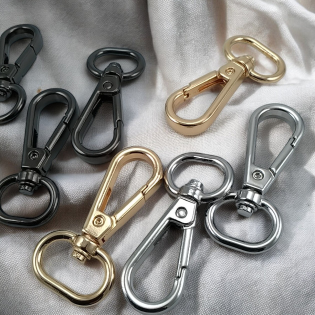 1.5 cm Bag Hook - Almond Hook - Parrot Hook - Spring Swivel Hook Special Coating S 20275