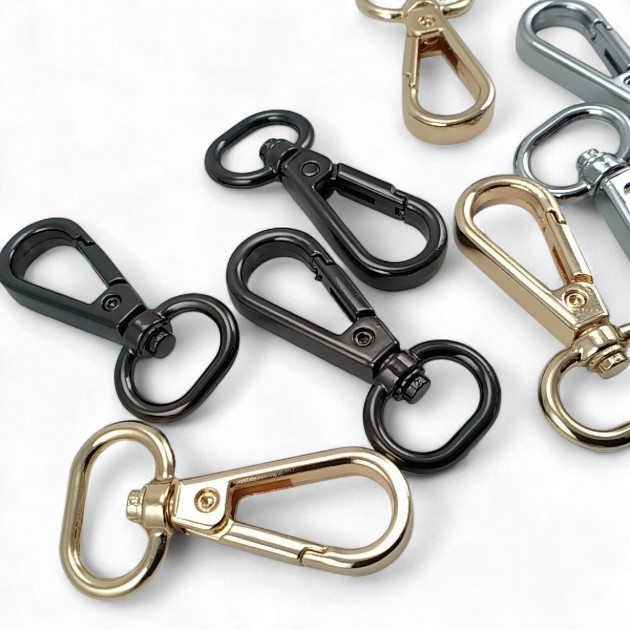 1.5 cm Bag Hook - Almond Hook - Parrot Hook - Spring Swivel Hook Special Coating S 20275