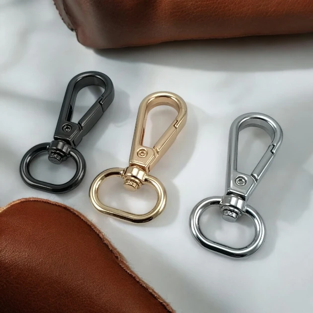 1.5 cm Bag Hook - Almond Hook - Parrot Hook - Spring Swivel Hook Special Coating S 20275