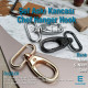 3 cm 1,18'' Bag Hanger Hook - Crab Hook - Spring Swivel Hook Special Plating Color S1910
