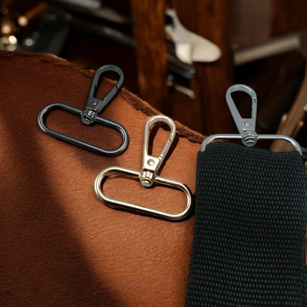 4 cm 1,6" Parrot Hook - Almond Hook - Spring Swivel Hook S25145