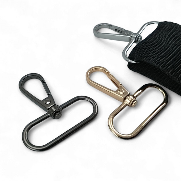 4 cm 1,6" Parrot Hook - Almond Hook - Spring Swivel Hook S25145