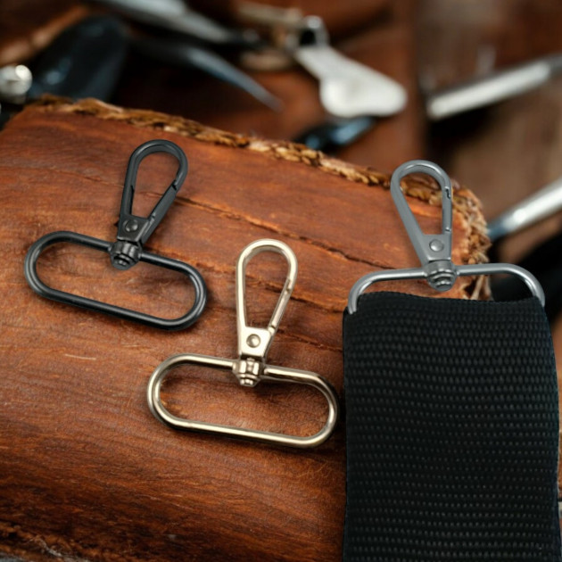 4 cm 1,6" Parrot Hook - Almond Hook - Spring Swivel Hook S25145