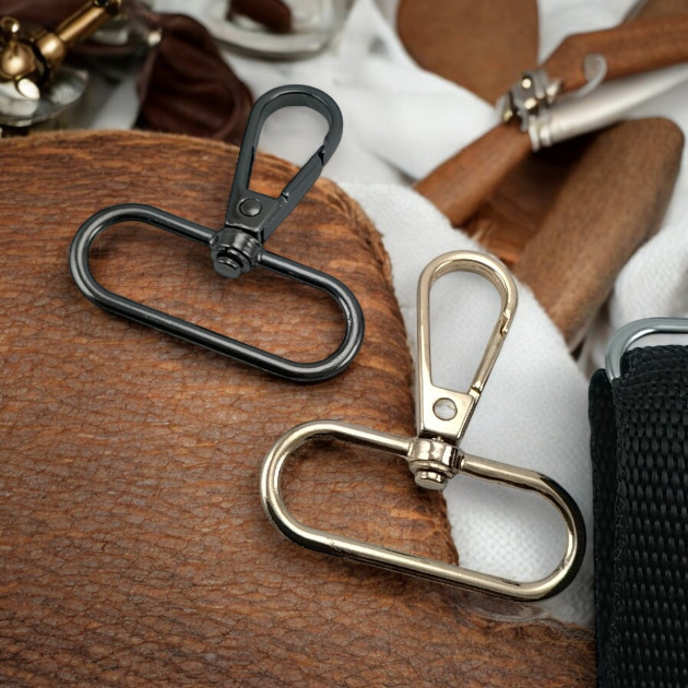 4 cm 1,6" Parrot Hook - Almond Hook - Spring Swivel Hook S25145