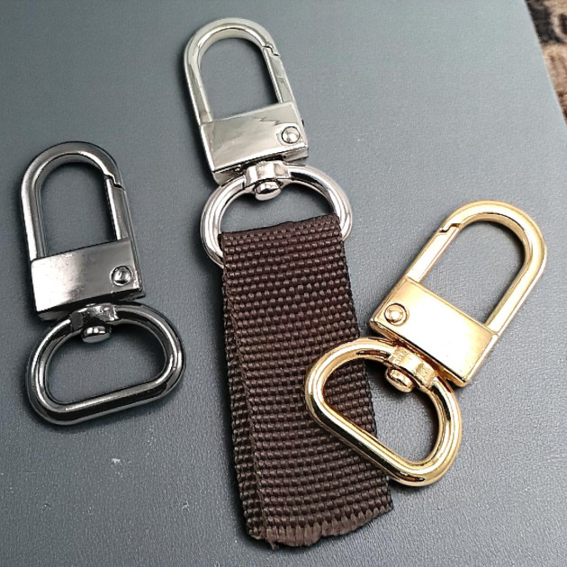 2 cm - 0,79" Spring Swivel Hook - Lock Hook Big Size Parrot Hook SB 10208