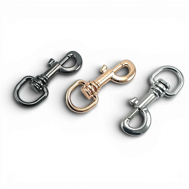 1 cm 0.39" Spring Swivel Hook - Keychain Hook - Sailor Hook SB 1763