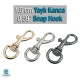 Keychain Hook 1.5 cm 0.59" - Sailor Hook - Spring Swivel Hook SB 1764
