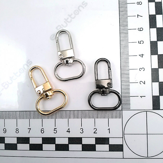 Spring Swivel Hook - Lock Hook 2 cm - 0,79" Parrot Hook SB 6011