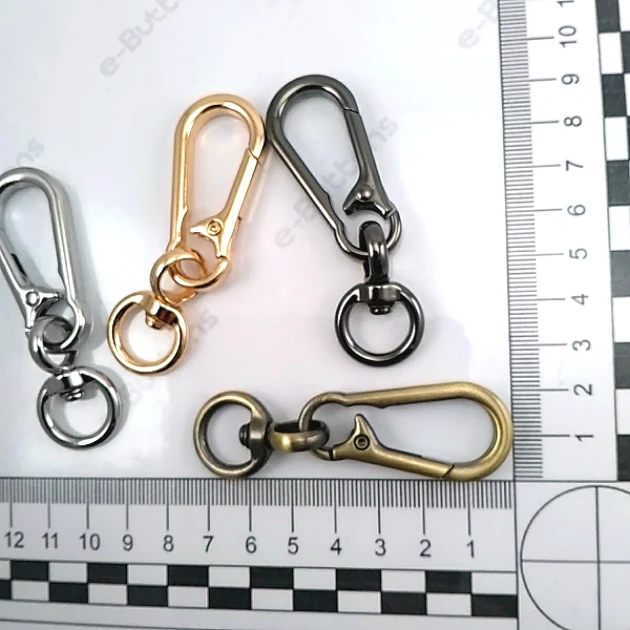 Keychain Snap Hook 1 cm - 0,39" Big Size - Parrot Hook SB19720