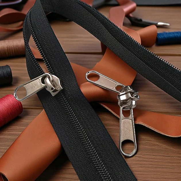 Naylon Fermuar Kursörü Çift Elcikli Tip 10 - Çadır Fermuarı Kursörü SB002N10C