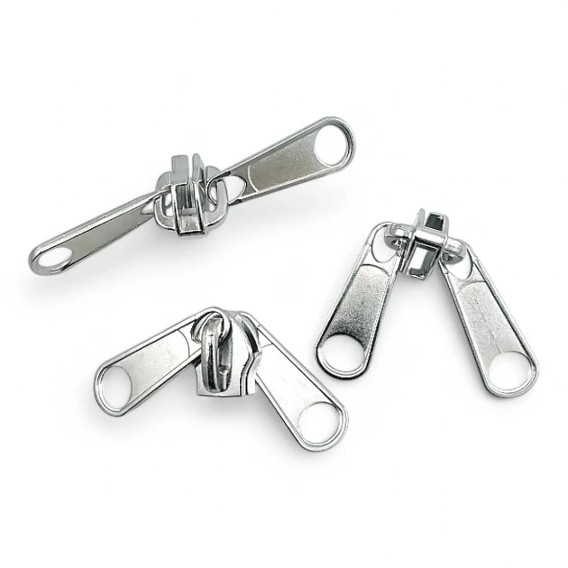 Naylon Fermuar Kursörü Tip 20 Çift Elcikli - Çadır Fermuarı Kursörü SB002N20C