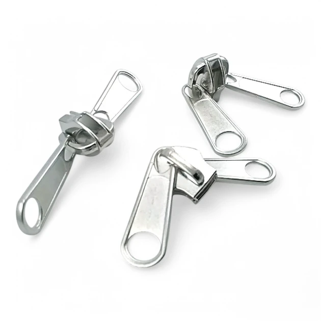 Naylon Fermuar Kursörü Tip 20 Çift Elcikli - Çadır Fermuarı Kursörü SB002N20C