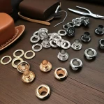 Curved Eyelet Iron 4.5 mm 0,19" Special Coated No. 2 - Hanger Coated Bag Eyelet SB 13785