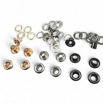 Brass Flat Eyelet 0,31" - 8 mm EPR005