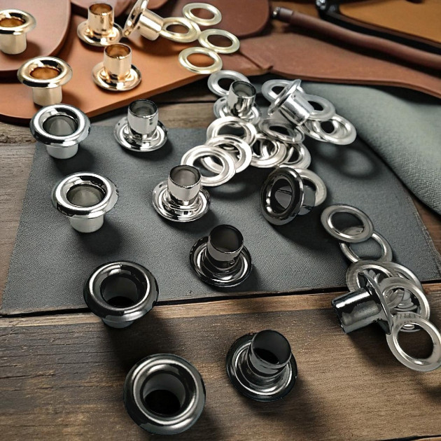 Curved Eyelet Iron 4.5 mm 0,19" Special Coated No. 2 - Hanger Coated Bag Eyelet SB 13785