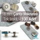 Çanta Mıknatısı 18 mm Tek Taraf Troklu - Mıknatıslı Çanta ÇıtÇıtı Plus Kalite SB 10132
