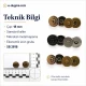 18 mm Standard Quality Magnetic Bag Snap Closure SB 2818 - Durable metal snap for bags, wallets, and DIY projects