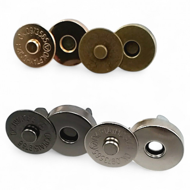 18 mm Bag Magnet - Magnetic Bag Snap Standard Quality SB 2818