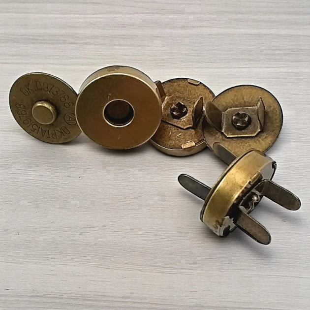 Çanta Mıknatısı 18 mm - Mıknatıslı Çanta Çıt Çıtı Plus Kalite SB 2824