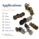 18 mm Double-Prong Magnetic Bag Snap Closure SB 2824 for secure and stylish bag fastening