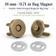 18 mm Double-Prong Magnetic Bag Snap Closure SB 2824 for secure and stylish bag fastening