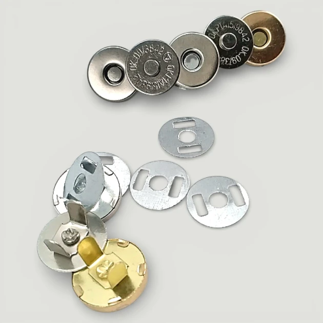 Çanta Çıt Çıtı 14 mm Mıknatıslı - Çift Taraf Perçinli - Plus Kalite SB S-611TR