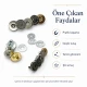 14 mm Mıknatıslı Çanta Çıtçıtı - Çift Taraf Tırnaklı - Plus Kalite SB S-611TR