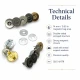 14 mm Mıknatıslı Çanta Çıtçıtı - Çift Taraf Tırnaklı - Plus Kalite SB S-611TR