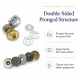 14 mm Mıknatıslı Çanta Çıtçıtı - Çift Taraf Tırnaklı - Plus Kalite SB S-611TR