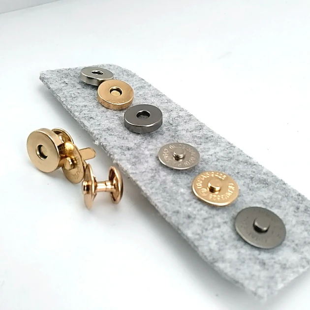 14 mm Magnetic Bag Snap Fastener 0,55"  Double-Sided Snap Fastener - Plus Quality SB S-611CT