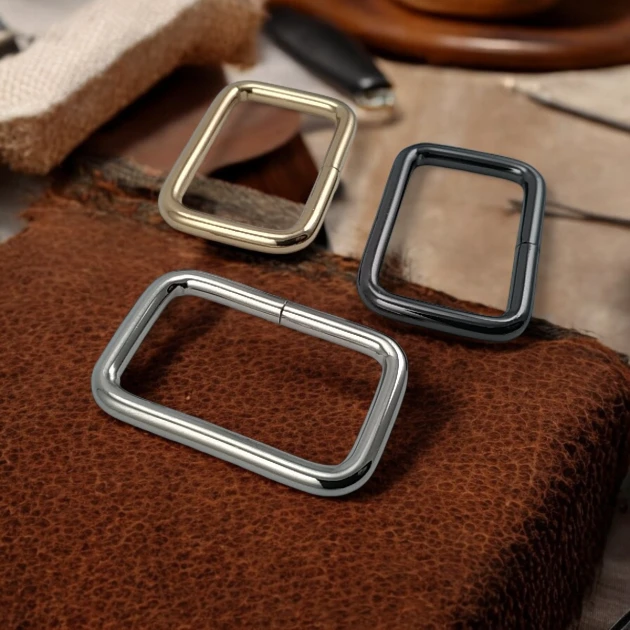 3 cm Rectangular Buckle - Frame Buckle Special Metal Coating S 1220